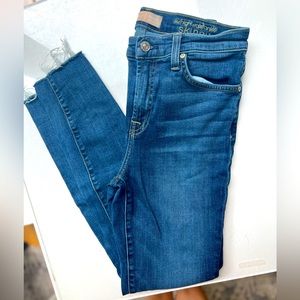 7forallmankind ankle cropped jeans - size 27